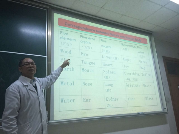 必赢为职工举办中医保健知识讲座